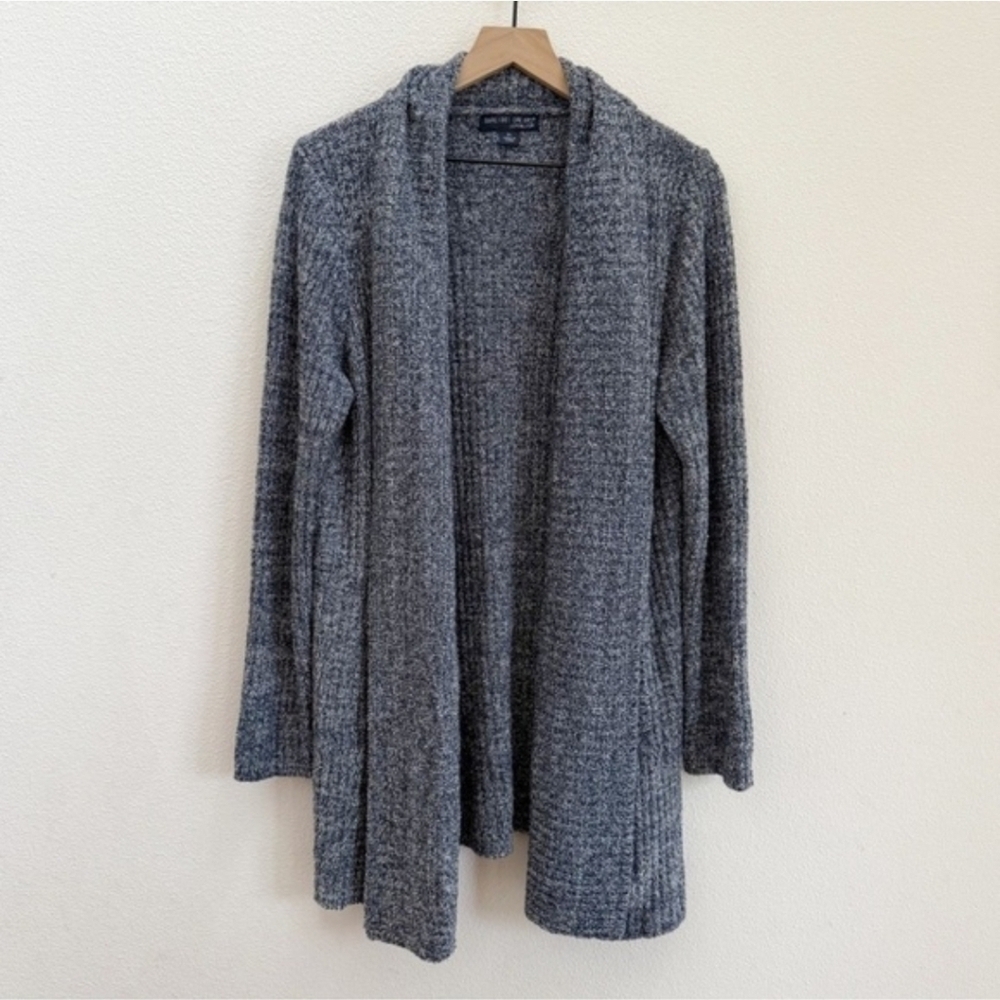Barefoot Dreams CozyChic Lite Montecito Cardigan - 1X Blue - Picture 2 of 10